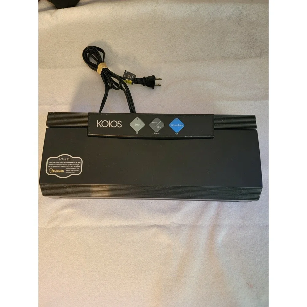 KOIOS TVS-2233 Black Vacuum Sealer Machine